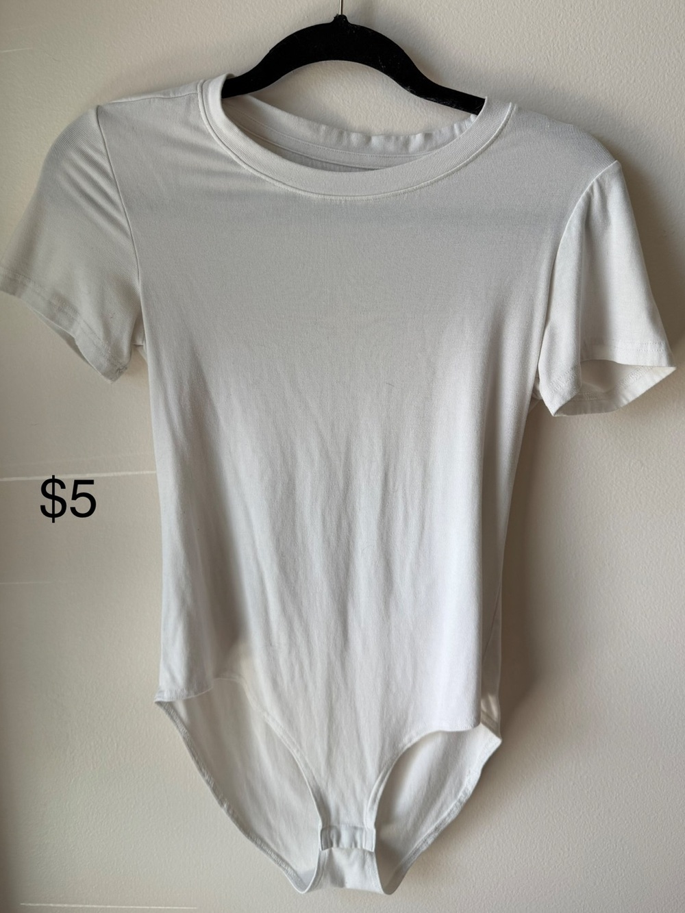 Classic White Short-Sleeve Bodysuit - Women